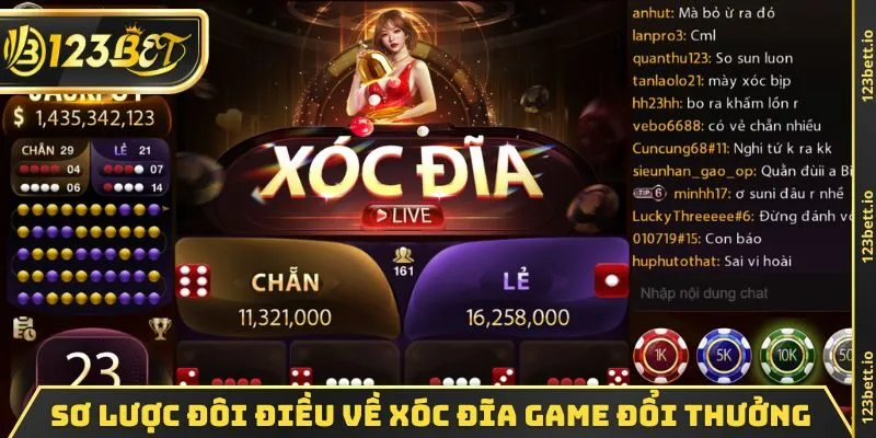 Sơ lược đôi điều về xóc đĩa game đổi thưởng