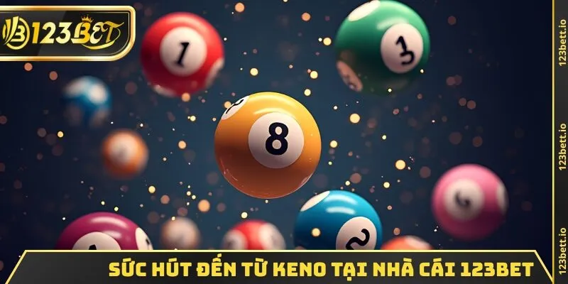 Sức hút đến từ Keno tại nhà cái 123bet